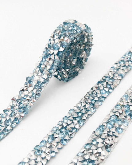 Sparkling Rhinestone Trim Kit for Creative Crafting - 1 Yard of Glamorous Elegance