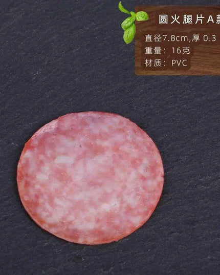 Lifelike Meat Replica Props for Photography and Home Decor - Realistic Steak, Pork, and Bacon Models