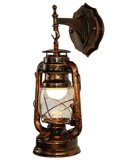 Retro Antique Copper Wall Lantern Sconce - Add Timeless Elegance to Your Home