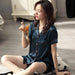 Elegant White Women's Pajama Set - Luxurious 2-Piece Sleepwear Collection