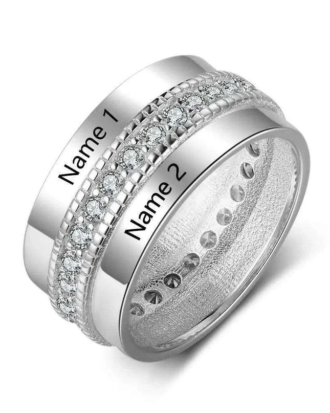 Personalized Engraved Love Rings for Women