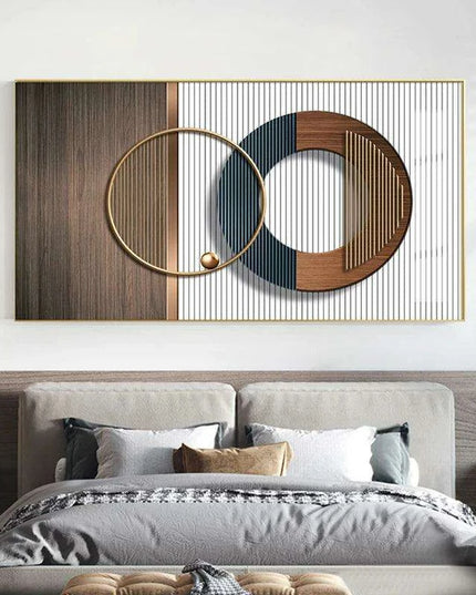 Elegant Geometric Canvas Art Prints: Transform Your Home Decor