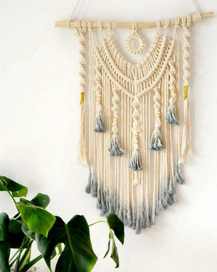 Luxurious Handcrafted Bohemian Macrame Dream Catcher for Elegant Wall Decor