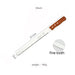 Gourmet Artisan Bread Knife Collection: Elegant Wooden Handle Duo