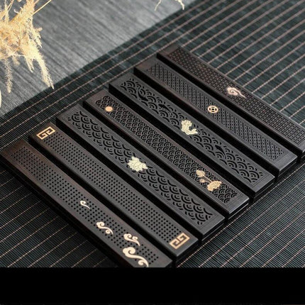 Elegant Handcrafted Wooden Incense Holder with Soothing Aromatherapy Benefits
