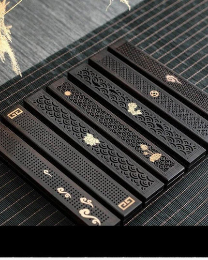 Elegant Handcrafted Wooden Incense Holder with Soothing Aromatherapy Benefits