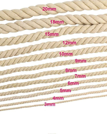 Natural Cotton Macrame Rope: The Essential Cord for Creative Projects