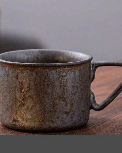 Rustic Japanese Artisan Ceramic Coffee Mug