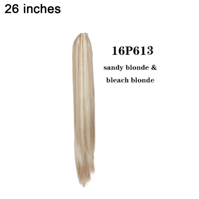 Effortless Glamour Long Wavy Clip-In Ponytail Extension for Instant Transformation