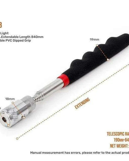 Heavy-Duty Telescopic Magnetic Pickup Tool - 8LB Capacity Stainless Steel Design