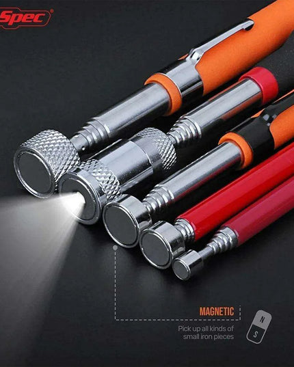 Heavy-Duty Telescopic Magnetic Pickup Tool - 8LB Capacity Stainless Steel Design