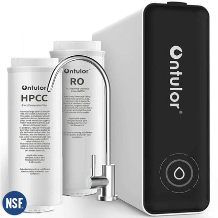 High-Performance 600GPD Alkaline Tankless Reverse Osmosis Water Filter System with Smart TDS Tracking - Très Elite