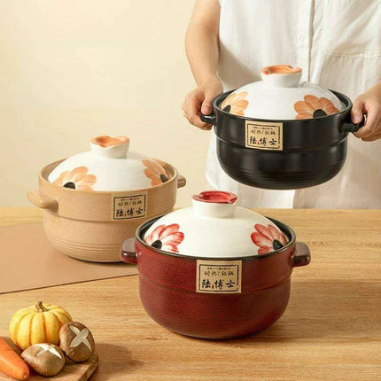 High-Performance Ceramic Casserole Pot Set for All Stovetop Cooking Needs - Très Elite