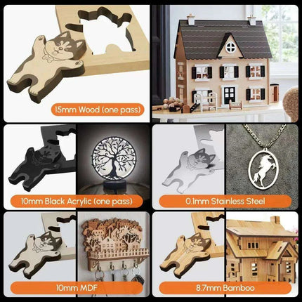 High-Performance Laser Engraver with Rapid Cutting Technology - Très Elite