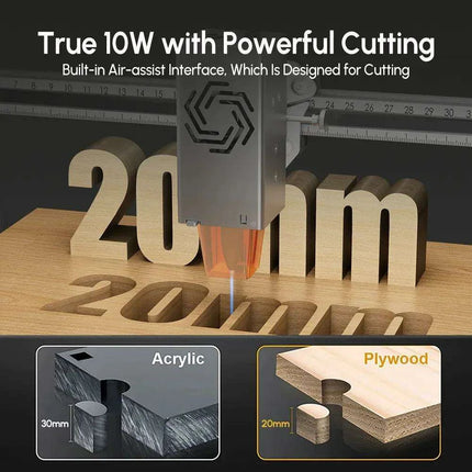 High-Performance Laser Engraver with Rapid Cutting Technology - Très Elite
