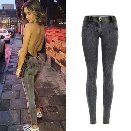 Urban Glam Black Sequin Plaid Skinny Jeans - Chic Street Style