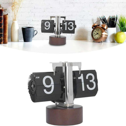 High-Tech Automatic Flipping Clock for Stylish Home Decor - Includes Battery Gift - Très Elite