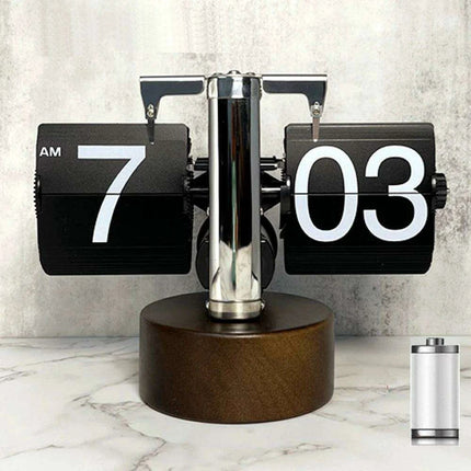 High-Tech Automatic Flipping Clock for Stylish Home Decor - Includes Battery Gift - Très Elite