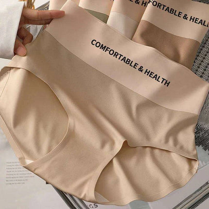 High Waist Seamless Ice Silk Women's Briefs - Ultimate Comfort Invisible Underwear - Très Elite
