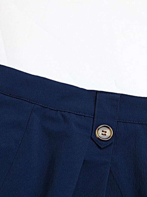 High-Waist Wide Leg Leisure Pants