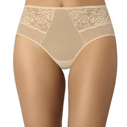 High Waisted Black Mesh Panties 3-Pack – Vida Lace Trim Underwear - Très Elite