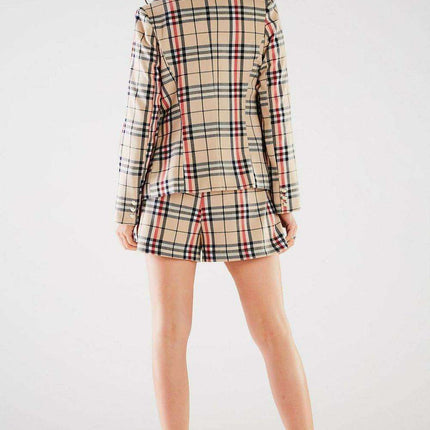 High-Waisted Pleated Comfort Shorts - Très Elite