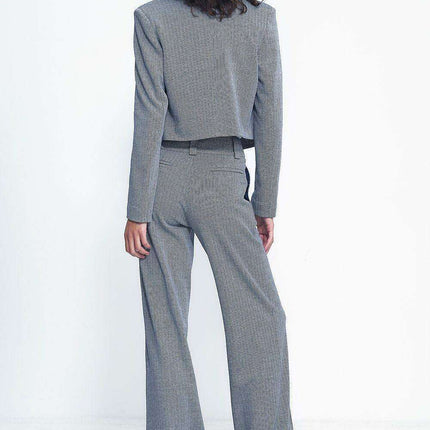 High Waisted Wide Leg Trousers Elegant Office Pants - Très Elite