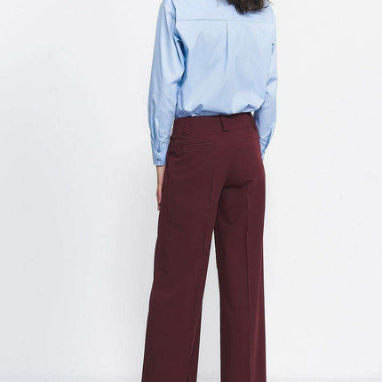 High Waisted Wide Leg Trousers Elegant Office Pants - Très Elite