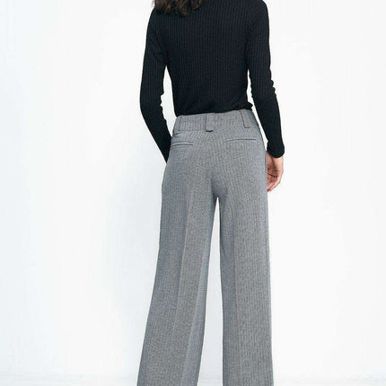 High Waisted Wide Leg Trousers Elegant Office Pants - Très Elite