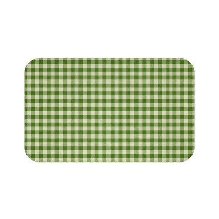Holiday Cheer Plaid Memory Foam Bath Rug
