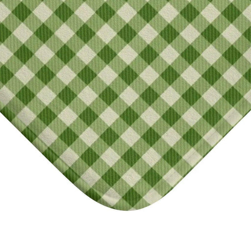 Holiday Cheer Plaid Memory Foam Bath Rug - Très Elite