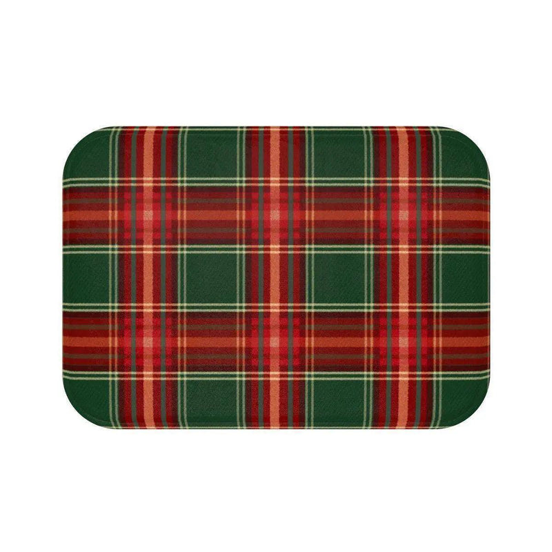 Holiday Haven Plaid Memory Foam Bath Mat - Très Elite