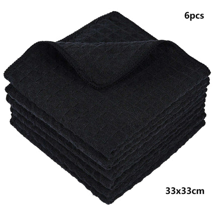 Homaxy Ultra-Soft 6-Pack Microfiber Cleaning Towels - Multi-Purpose Kitchen Essentials..