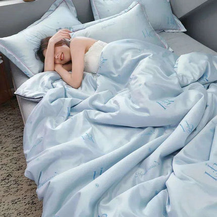 Hyaluronic Acid Cooling Silk Summer Comfort Quilt- Très Elite- Très Elite