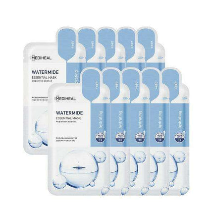 Hydration Revolution: MEDIHEAL Watermide Essential Mask Sheet 10-Pack - Très Elite