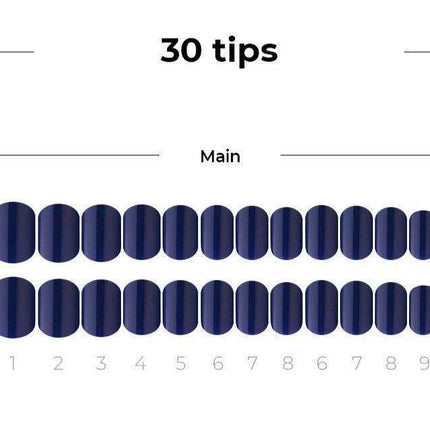 Indigo Blue Gel Nail Glamour Kit - Ultimate Manicure Must-Haves - Très Elite
