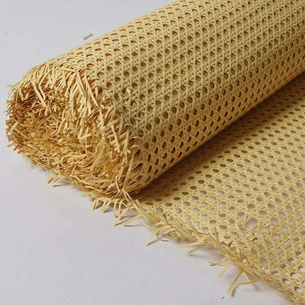 Indonesian Plastic Rattan Weaving Roll for Furniture Makeover - 35-50cm Wide Ideal for Chairs, Cabinets, and Tables..