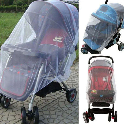 Infant Stroller Mosquito Net - Premium Bug Protection for Newborns, White - Très Elite