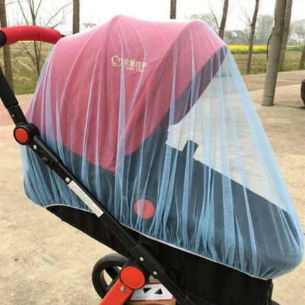Infant Stroller Mosquito Net - Premium Bug Protection for Newborns, White - Très Elite