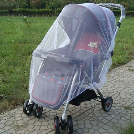 Infant Stroller Mosquito Net - Premium Bug Protection for Newborns, White..