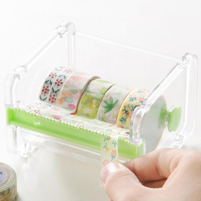 Innovative Dual Sawtooth Tape Cutter and Organizer System