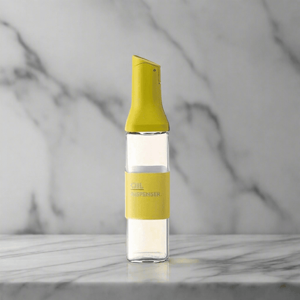 Innovative Gravity-Controlled Glass Oil Dispenser Set with Leak-Proof Design and Automatic Open-Close Feature - Très Elite