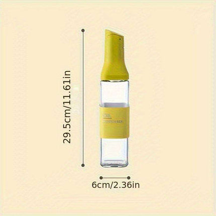 Innovative Gravity-Controlled Glass Oil Dispenser Set with Leak-Proof Design and Automatic Open-Close Feature - Très Elite