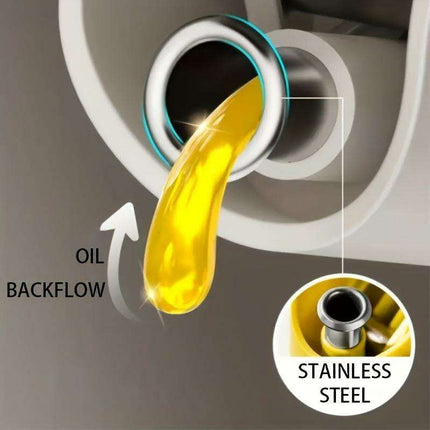 Innovative Gravity-Controlled Glass Oil Dispenser Set with Leak-Proof Design and Automatic Open-Close Feature - Très Elite