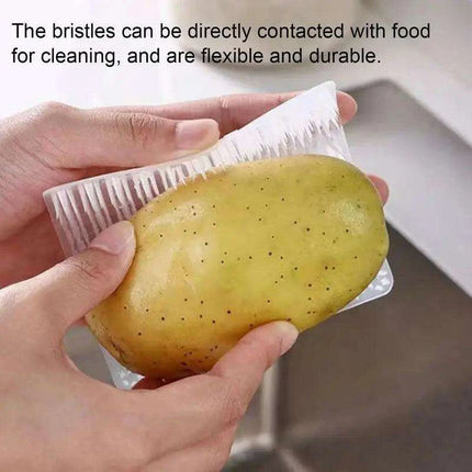Innovative Quick-Dry Silicone Brush for Fruits and Vegetables – Durable, Hygienic, and Easy to Use - Très Elite