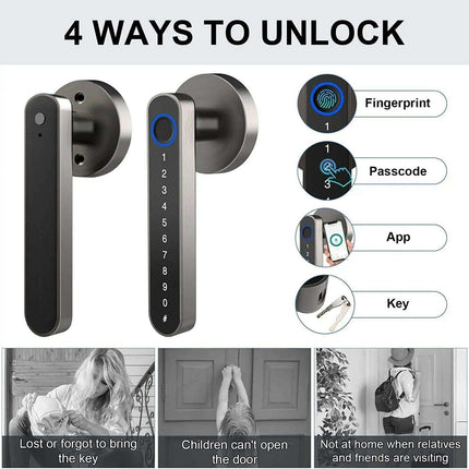 Innovative Smart Round Bedroom Door Lock with Enhanced Security Features - Très Elite