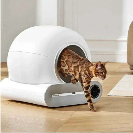 Intelligent App-Controlled Cat Litter Box with Advanced Odor Control - Très Elite