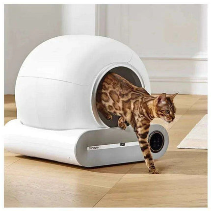 Intelligent App-Controlled Cat Litter Box with Advanced Odor Control - Très Elite