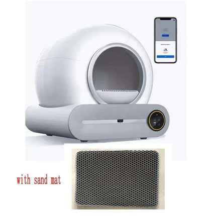 Intelligent App-Controlled Cat Litter Box with Advanced Odor Control - Très Elite