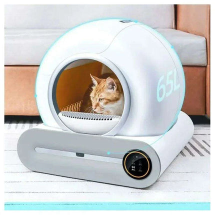 Intelligent App-Controlled Cat Litter Box with Advanced Odor Control - Très Elite